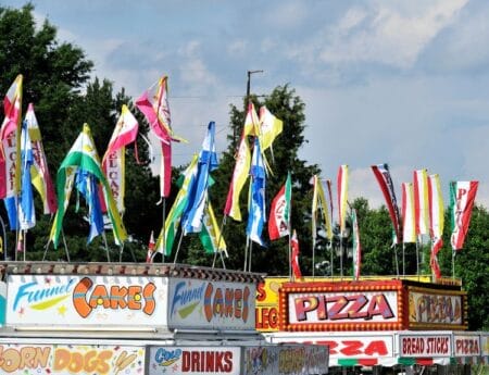 Fringe Festival street performers in Old Strathcona